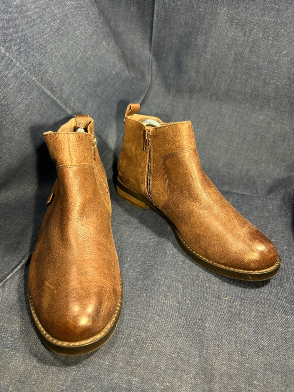 Abeo bio systems leather ankle booties